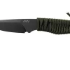 ANV P100 Cerakote Sleipner, OD Green Paracord P100-017, Black Kydex Sheath, Neck Knife