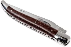 Laguiole En Aubrac Pocket Knife 12 Cm Iroko Wood, L0212ZOI-FSJ1 -Sharp Knives AUL0212ZOI FSJ1 04 laguiole en aubrac aul0212zoi fsj1 04