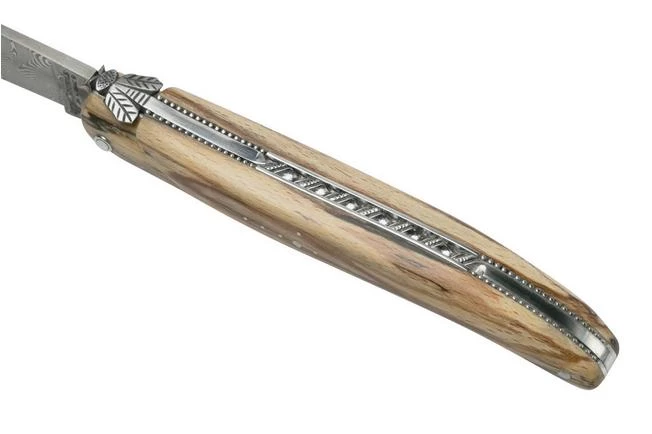 Laguiole En Aubrac Le Perlé 12 Cm L0512WA6J3DB Balbach Damast Full Handle Beech Wood 7 Laguiole En Aubrac Le Perlé 12 Cm L0512WA6J3DB Balbach Damast Full Handle Beech Wood - Image 7