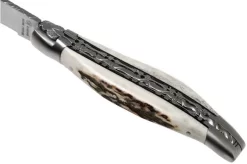 Laguiole En Aubrac 12cm Double Plates, Stag Horn Hand-filed, L0712BCI/FSB1 15 Laguiole En Aubrac 12cm Double Plates, Stag Horn Hand-filed, L0712BCI/FSB1 -Sharp Knives AUL0712BCI FSB1 07 laguiole en aubrac
