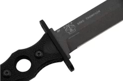 Benchmade SOCP Black 185BK CPM 3V Fixed Knife, Greg Thompson Design -Sharp Knives BE185BK 05 benchmade