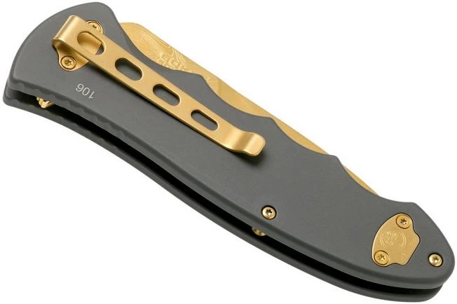 Böker Leopard-Damascus III Gold 42 110229DAM Limited Edition Pocket Knife 4 Böker Leopard-Damascus III Gold 42 110229DAM Limited Edition Pocket Knife - Image 4