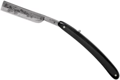 Böker Manufaktur Bicycle Race, Black Synthetic 140223 Straight Razor