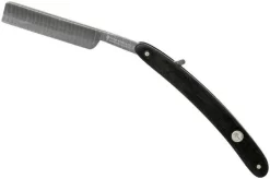 Böker Manufaktur Ebony Damascus Limited Edition Straight Razor 140409DAM