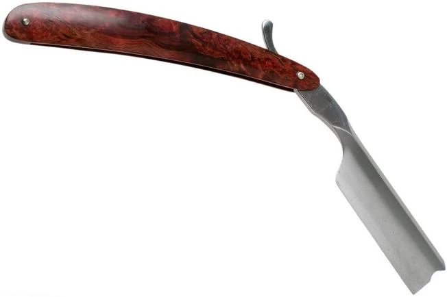 Böker Manufaktur Herr Feldmann Curly Birch 140561 Straight Razor 2 Böker Manufaktur Herr Feldmann Curly Birch 140561 Straight Razor - Image 2