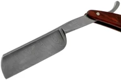 Böker Manufaktur Damascus Curly Birch 140610DAM Straight Razor -Sharp Knives BO140610DAM 03 boker