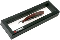 Böker Manufaktur Damascus Curly Birch 140610DAM Straight Razor -Sharp Knives BO140610DAM 07 boker