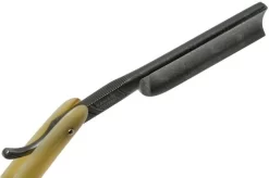 Böker Manufaktur Damascus Horn Straight Razor 140623DAM -Sharp Knives BO140623DAM 05 boker