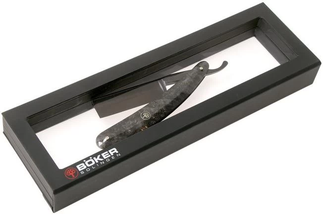 Böker Manufaktur Solingen Black Amboina 140919 Straight Razor 6 Böker Manufaktur Solingen Black Amboina 140919 Straight Razor - Image 6