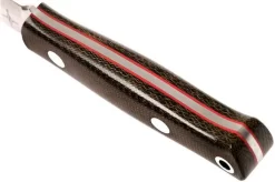 Bark River Mini Bushcrafter CPM 3V, Green Canvas Micarta, Red Liner -Sharp Knives BRK06 022GNC RL 04 bark river brk06 022gnc rl 04