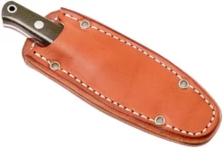 Bark River Mini Bushcrafter CPM 3V, Green Canvas Micarta, Red Liner -Sharp Knives BRK06 022GNC RL 07 bark river brk06 022gnc rl 07