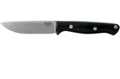 Bark River Gunny A2, Black Canvas Micarta, Rampless Bushcraft Knife
