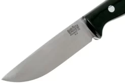 Bark River Gunny A2, Black Canvas Micarta, Rampless Bushcraft Knife -Sharp Knives BRK07 011BRKC RL 03 bark river
