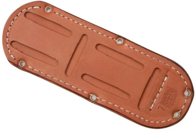 Bark River Bravo 1 A2 Rampless, Green Canvas Micarta, Brown Sheath 8 Bark River Bravo 1 A2 Rampless, Green Canvas Micarta, Brown Sheath - Image 8