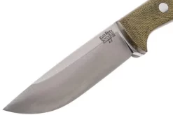 Bark River Bravo 1 A2 Rampless, Green Canvas Micarta, Brown Sheath 10 Bark River Bravo 1 A2 Rampless, Green Canvas Micarta, Brown Sheath -Sharp Knives BRK07 111GNC RS 03 bark river brk07 111gnc rs 03