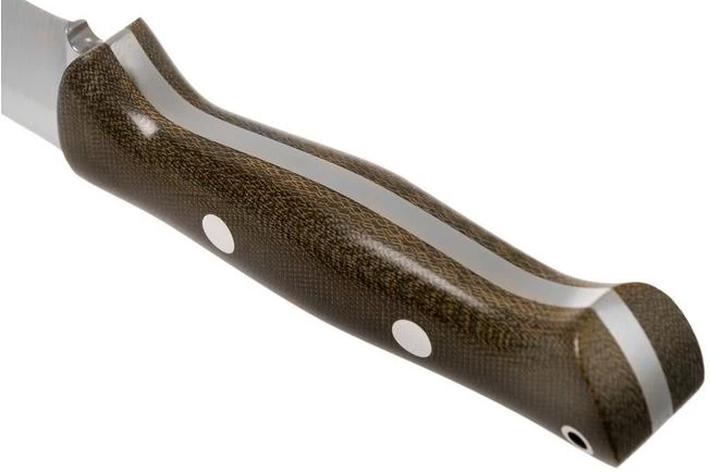 Bark River Bravo 1.2 A2 Green Canvas Micarta Outdoor Knife 4 Bark River Bravo 1.2 A2 Green Canvas Micarta Outdoor Knife - Image 4