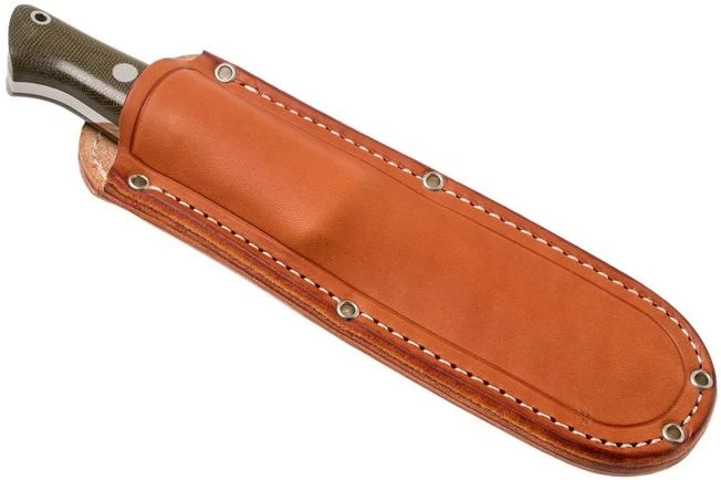 Bark River Bravo 1.2 A2 Green Canvas Micarta Outdoor Knife 6 Bark River Bravo 1.2 A2 Green Canvas Micarta Outdoor Knife - Image 6