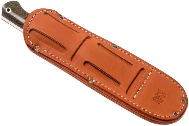 Bark River Bravo 1.2 A2 Green Canvas Micarta Outdoor Knife 7 Bark River Bravo 1.2 A2 Green Canvas Micarta Outdoor Knife - Image 7