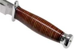 Bark River Teddy A2 Stacked Leather, Double Quillion Outdoor Knife -Sharp Knives BRK08 114SLDQ 05 bark river knives