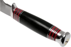 Bark River Michigan Hunter CPM Cru Wear Black Canvas Micarta Hunting Knife -Sharp Knives BRK08 161BRKC 04 bark river knives