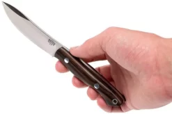 Bark River Mini Kalahari A2, Macassar Ebony, Brown Sheath -Sharp Knives BRK12 012MAK 06 bark river brk12 012mak 06