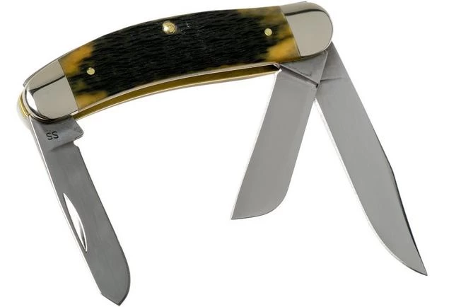 Case Sowbelly Olive Green Bone, Russell Jig, 13283, TB6339 SS Pocket Knife 2 Case Sowbelly Olive Green Bone, Russell Jig, 13283, TB6339 SS Pocket Knife - Image 2