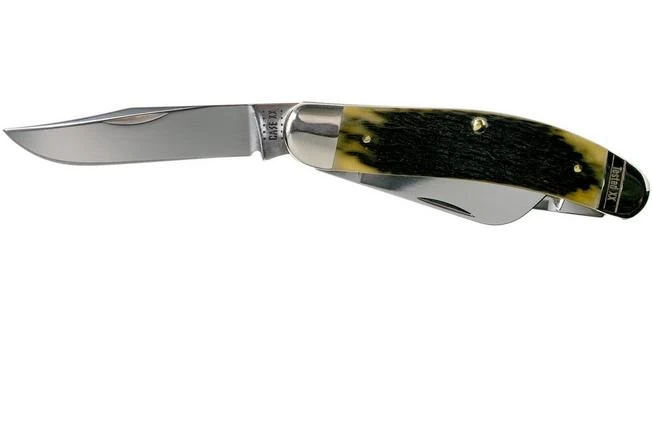 Case Sowbelly Olive Green Bone, Russell Jig, 13283, TB6339 SS Pocket Knife 3 Case Sowbelly Olive Green Bone, Russell Jig, 13283, TB6339 SS Pocket Knife - Image 3
