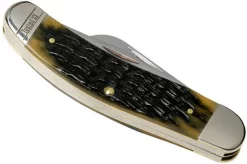 Case Sowbelly Olive Green Bone, Russell Jig, 13283, TB6339 SS Pocket Knife 7 Case Sowbelly Olive Green Bone, Russell Jig, 13283, TB6339 SS Pocket Knife -Sharp Knives CE13283 04 case