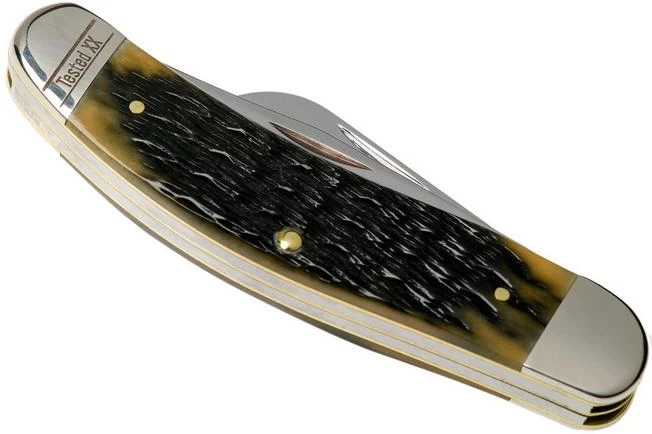 Case Sowbelly Olive Green Bone, Russell Jig, 13283, TB6339 SS Pocket Knife 4 Case Sowbelly Olive Green Bone, Russell Jig, 13283, TB6339 SS Pocket Knife - Image 4