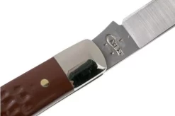 Case Slimline Trapper Brown Synthetic, 00135, 31048 SS Pocket Knife -Sharp Knives CE135 08 case ce135 08