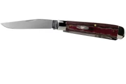 Case Trapper Rustic Red Richlite, 13620, 10254 SS Pocket Knife -Sharp Knives CE13620 03 case