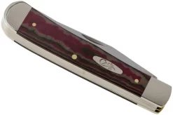 Case Trapper Rustic Red Richlite, 13620, 10254 SS Pocket Knife -Sharp Knives CE13620 04 case