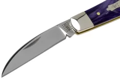 Case Knives Sway Back Wicked Purple Smooth Kirinite, 17334, TB101117 SS Pocket Knife -Sharp Knives CE17334 03 case