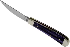 Case Knives Sway Back Wicked Purple Smooth Kirinite, 17334, TB101117 SS Pocket Knife -Sharp Knives CE17334 05 case
