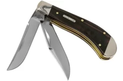 Case Saddlehorn Smooth Black Red Micarta, 27856, TB102110 SS Pocket Knife, Tony Bose Design