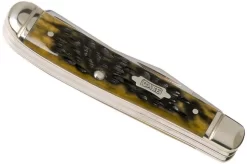 Case Mini Trapper Pocket Worn Olive Green Bone, Peach Seed, 38194, 6207 SS Pocket Knife 7 Case Mini Trapper Pocket Worn Olive Green Bone, Peach Seed, 38194, 6207 SS Pocket Knife -Sharp Knives CE38194 04 case knives