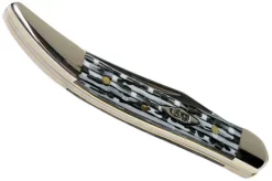 Case Small Texas Toothpick White & Black Carbon Fibre-G10 Weave Smooth, 38925, 1010096 SS -Sharp Knives CE38925 03 case