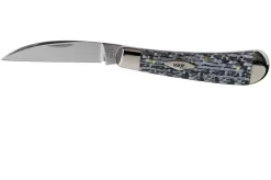 Case Sway Back White & Black Carbon Fibre-G10 Weave Smooth, 38931, TB101117 SS Pocket Knife