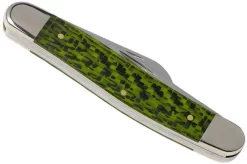 Case Stockman Green & Black Carbon Fibre-G10 Weave Smooth, 50712, 10347 SS Pocket Knife -Sharp Knives CE50712 04 case