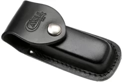 Case Leather Sheath Medium Job Logo 52226 Black Leather Sheath