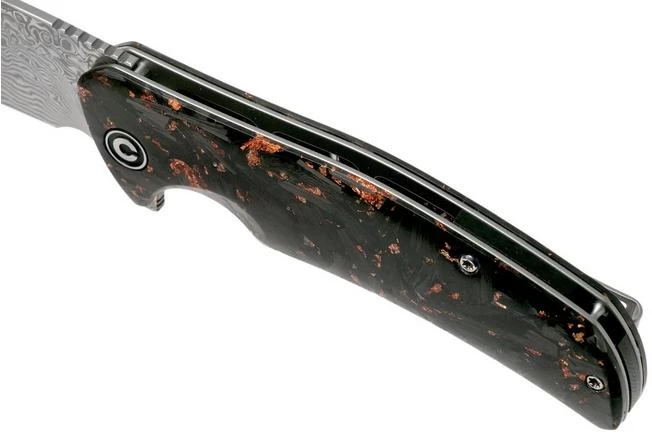 Civivi Incite C908DS-2 Damascus Shredded Carbon Fibre Copper Ebony Pocket Knife 7 Civivi Incite C908DS-2 Damascus Shredded Carbon Fibre Copper Ebony Pocket Knife - Image 7