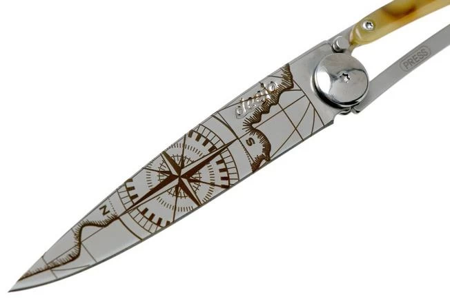 Deejo Tattoo 37g, Mirror Turtle, Terra Incognita 1AC000102 Pocket Knife 3 Deejo Tattoo 37g, Mirror Turtle, Terra Incognita 1AC000102 Pocket Knife - Image 3