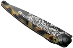 Deejo Tattoo 37g, Black Turtle, Tiger 1GC000100 Pocket Knife 10 Deejo Tattoo 37g, Black Turtle, Tiger 1GC000100 Pocket Knife -Sharp Knives DJ1GC000100 04 deejo