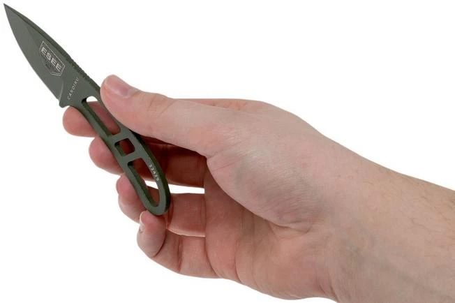 ESEE Candiru OD-green CAN-OD Neck Knife With Black Sheath + Belt Clip 5 ESEE Candiru OD-green CAN-OD Neck Knife With Black Sheath + Belt Clip - Image 5