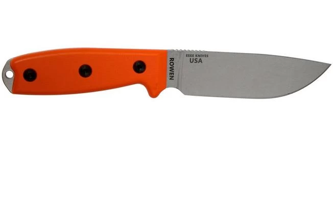 ESEE Model 4 Plain Edge S35VN, Orange G10 Handle 4P35V-OR With Sheath + Clip 2 ESEE Model 4 Plain Edge S35VN, Orange G10 Handle 4P35V-OR With Sheath + Clip - Image 2