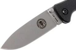 ESEE Knives Zancudo D2 Black-Stonewashed, BRKR2 Pocket Knife -Sharp Knives EE ZANCUDO B SW D2 03 esee knives zancudo ee zancudo b sw d2 03
