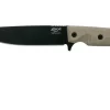 EKA RTG-1 Ready To Go 50020 Black Blade, Canvas Micarta Survival Knife