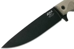 EKA RTG-1 Ready To Go 50020 Black Blade, Canvas Micarta Survival Knife -Sharp Knives EK 50020 03 eka