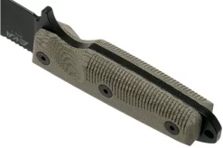 EKA RTG-1 Ready To Go 50020 Black Blade, Canvas Micarta Survival Knife -Sharp Knives EK 50020 04 eka