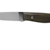 Brisa Trapper 95 Green Canvas Micarta O1 Flat 2026 Bushcraft Knife